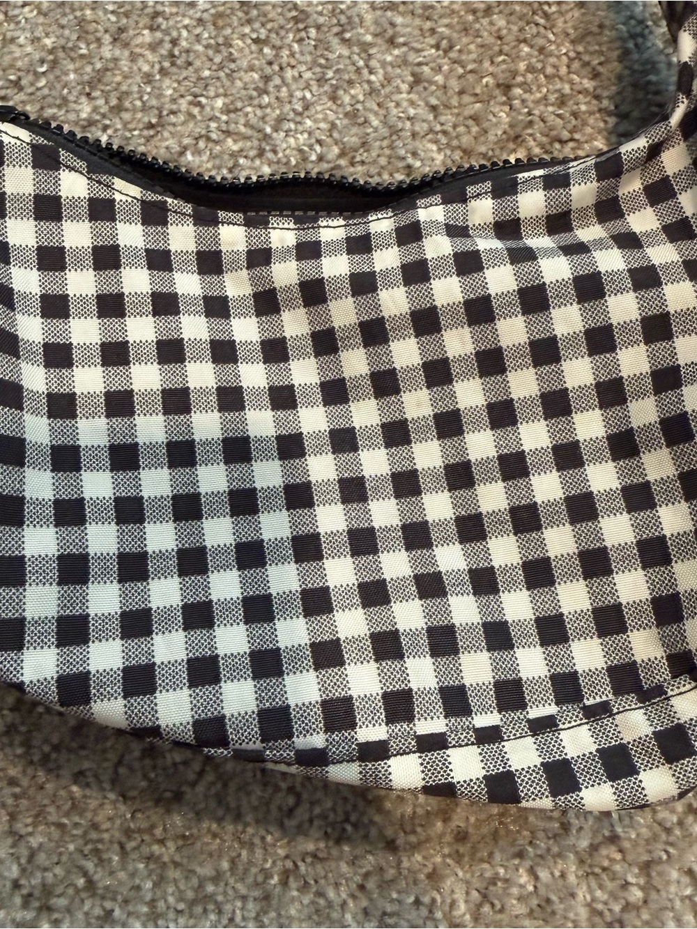 Baggu Gingham Small Crescent Bag - Picture 2 of 6